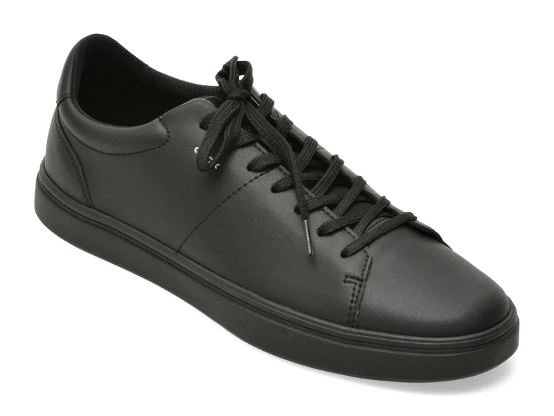 Pantofi sport GEOX negri, U65LDD, din piele naturala