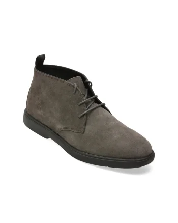 Ghete GEOX maro, U56LAD, din piele intoarsa