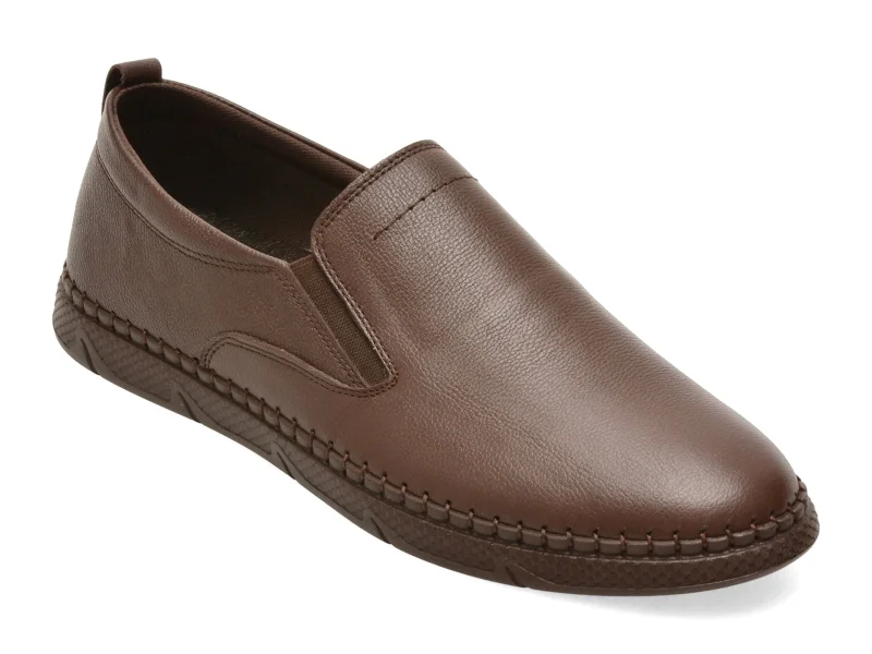 Pantofi BITE THE BULLET maro, 1825, din piele naturala