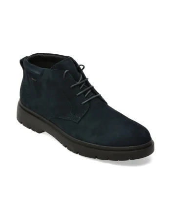 Ghete GEOX bleumarin, U46HND, din piele intoarsa
