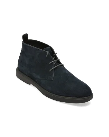 Ghete GEOX bleumarin, U56LAD, din piele intoarsa