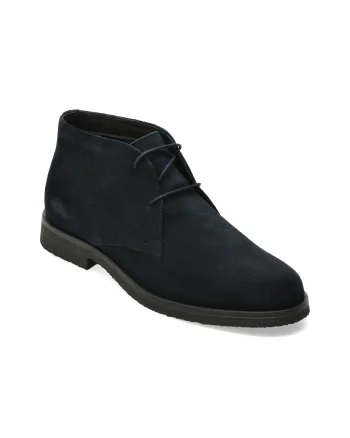 Ghete GEOX bleumarin, U6658D, din piele intoarsa
