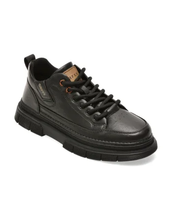 Pantofi GRYXX negri, 2010, din piele naturala