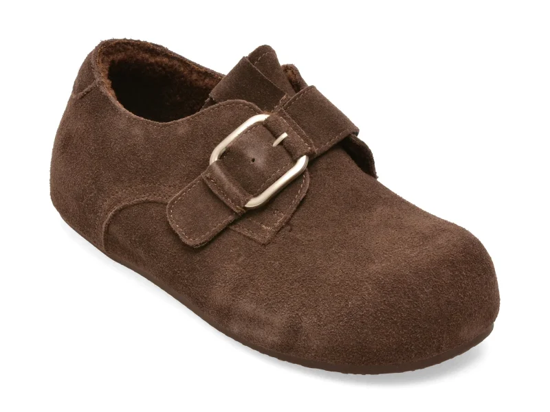 Pantofi GRYXX maro, 3712, din piele intoarsa