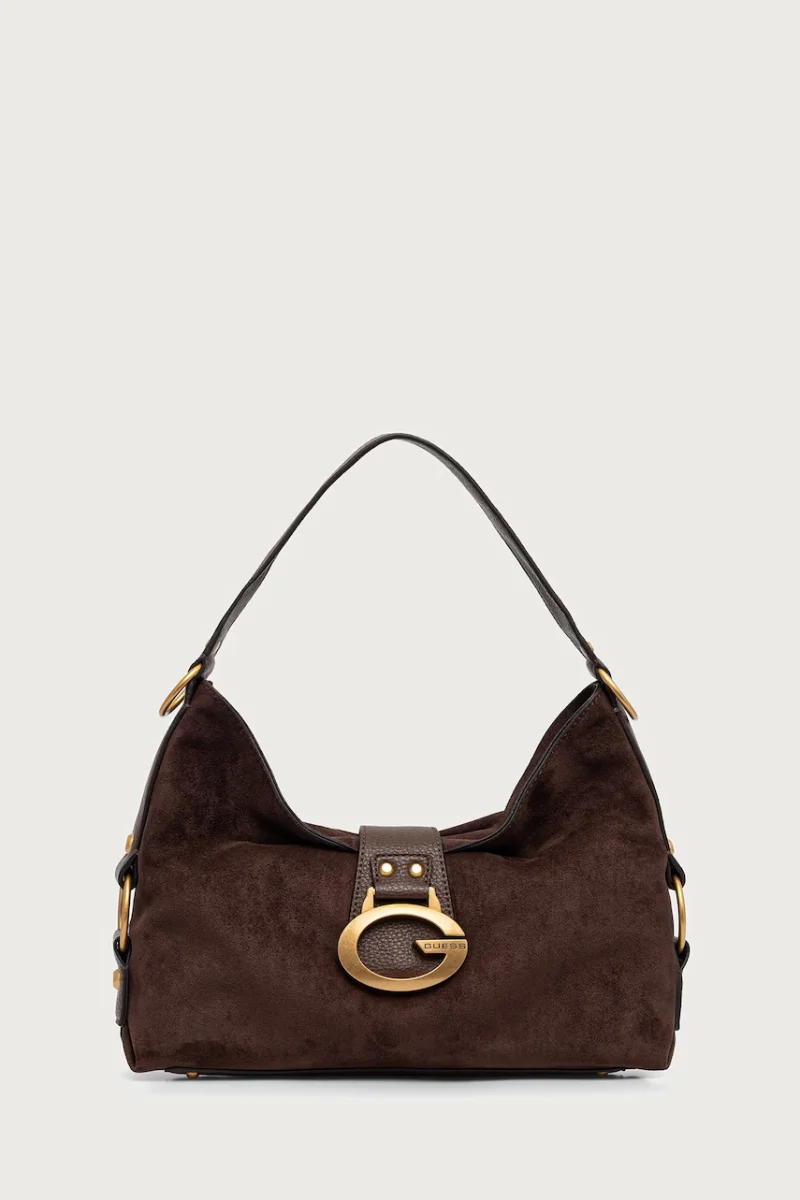 Guess  hobo bag pentru femei cu imitație de piele întoarsă CAMDEN
