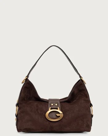 Guess  hobo bag pentru femei cu imitație de piele întoarsă CAMDEN