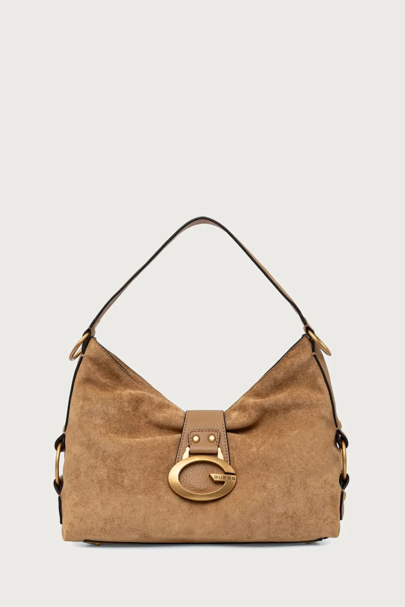 Guess  hobo bag pentru femei cu imitație de piele întoarsă CAMDEN