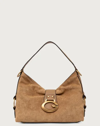 Guess  hobo bag pentru femei cu imitație de piele întoarsă CAMDEN