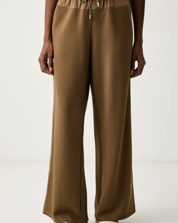 Twinset  pantaloni de trening pentru femei cu vâscoză