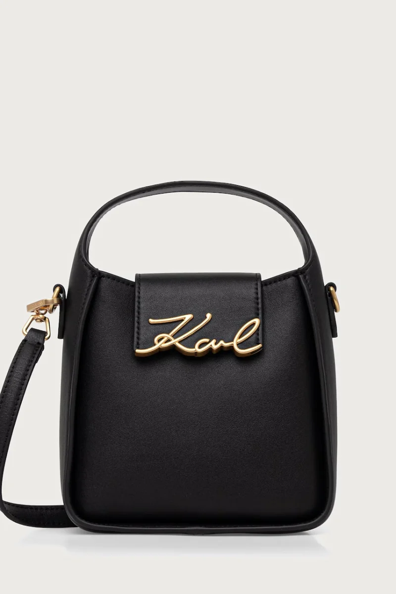 Karl Lagerfeld  geantă crossbody pentru femei din piele