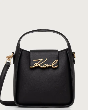 Karl Lagerfeld  geantă crossbody pentru femei din piele