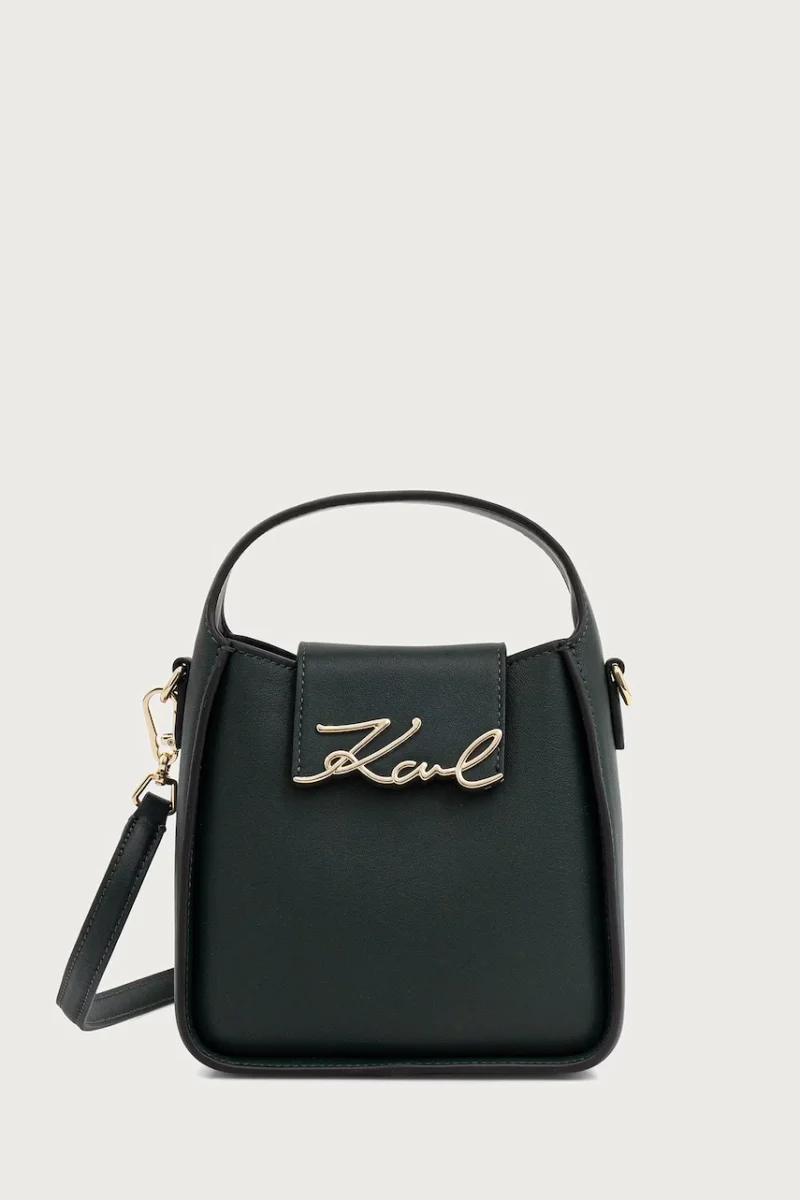 Karl Lagerfeld  geantă crossbody pentru femei din piele