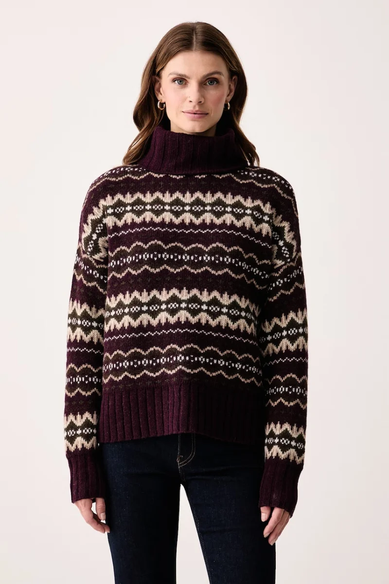 Barbour  pulover pentru femei cu lână Helen