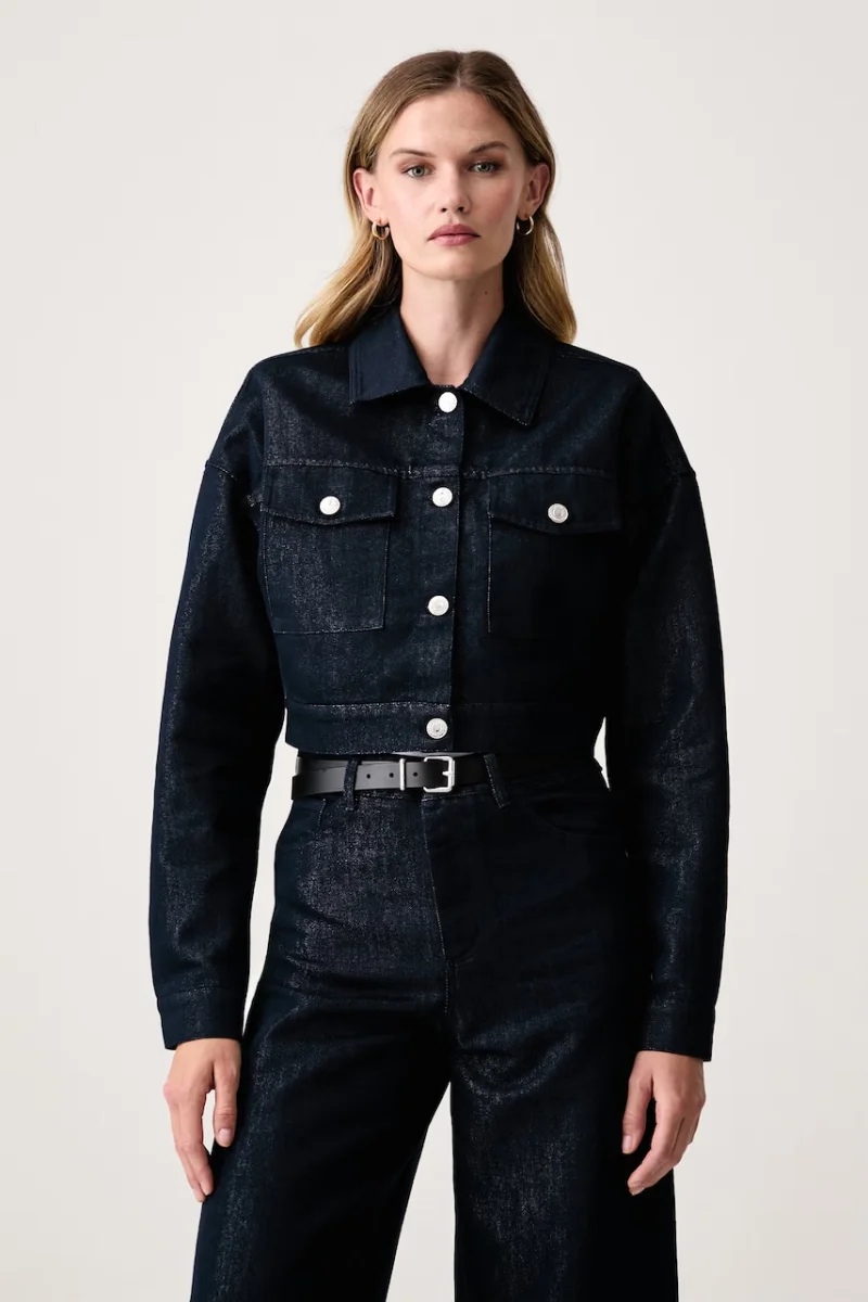 Fracomina  jachetă scurtă pentru femei din denim
