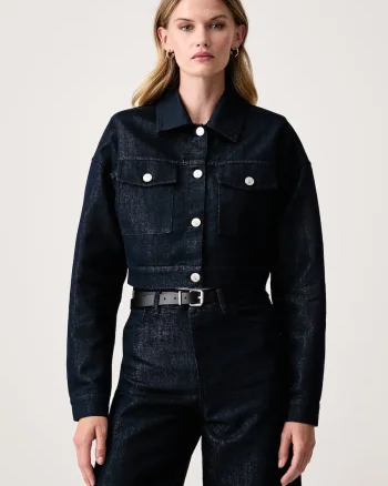 Fracomina  jachetă scurtă pentru femei din denim