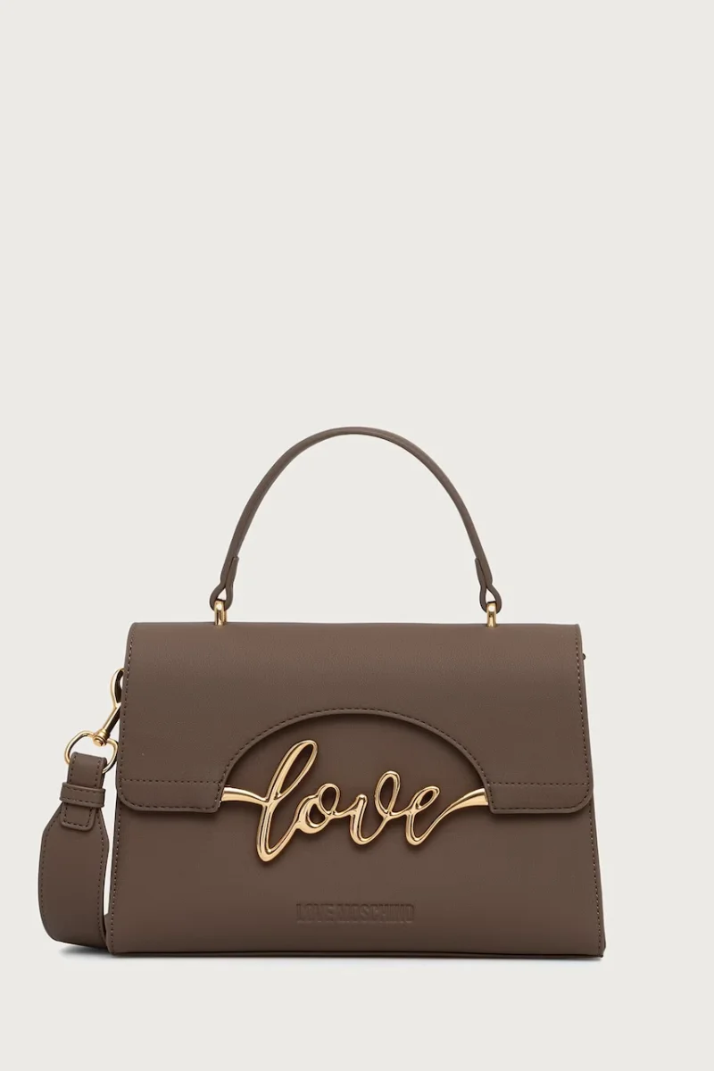 Love Moschino  geantă poștaș pentru femei cu imitație de piele