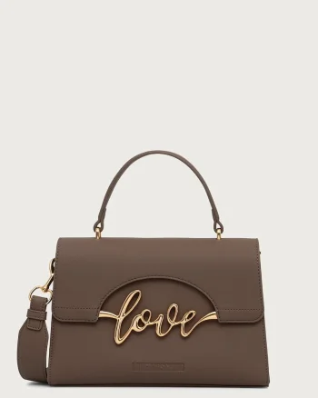 Love Moschino  geantă poștaș pentru femei cu imitație de piele