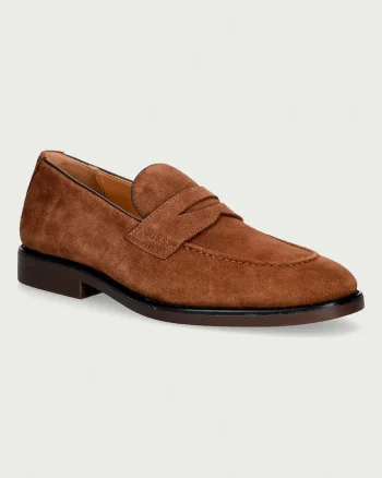 Guess  mocasini pentru bărbați din piele întoarsă DRIFTKIN