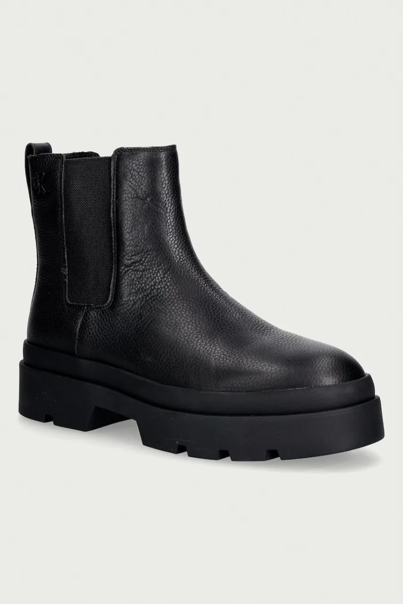 Calvin Klein  ghete scurte pentru bărbați LUGGED CHELSEA BOOT TU LTH