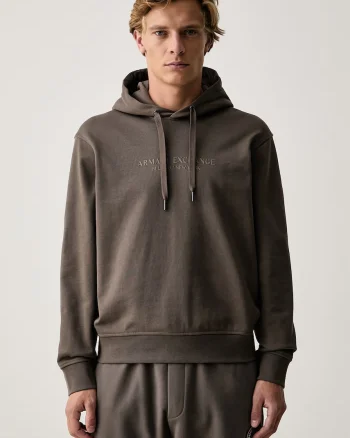 Armani Exchange  hanorac cu glugă pentru bărbați din bumbac