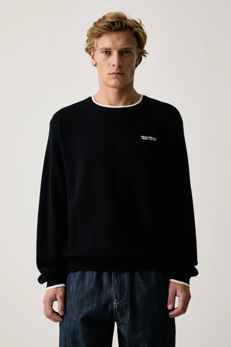 Armani Exchange  pulover pentru bărbați cu bumbac
