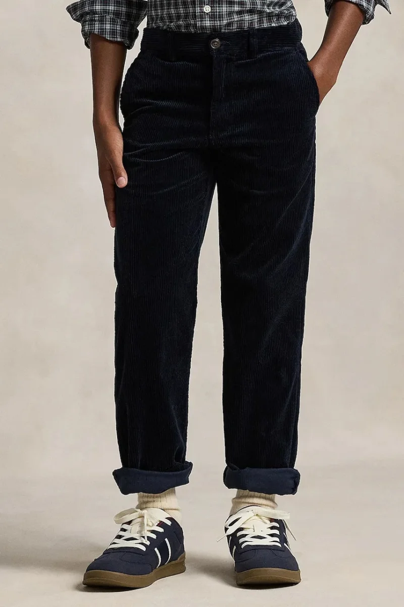 Polo Ralph Lauren  pantaloni pentru copii din catifea reiată