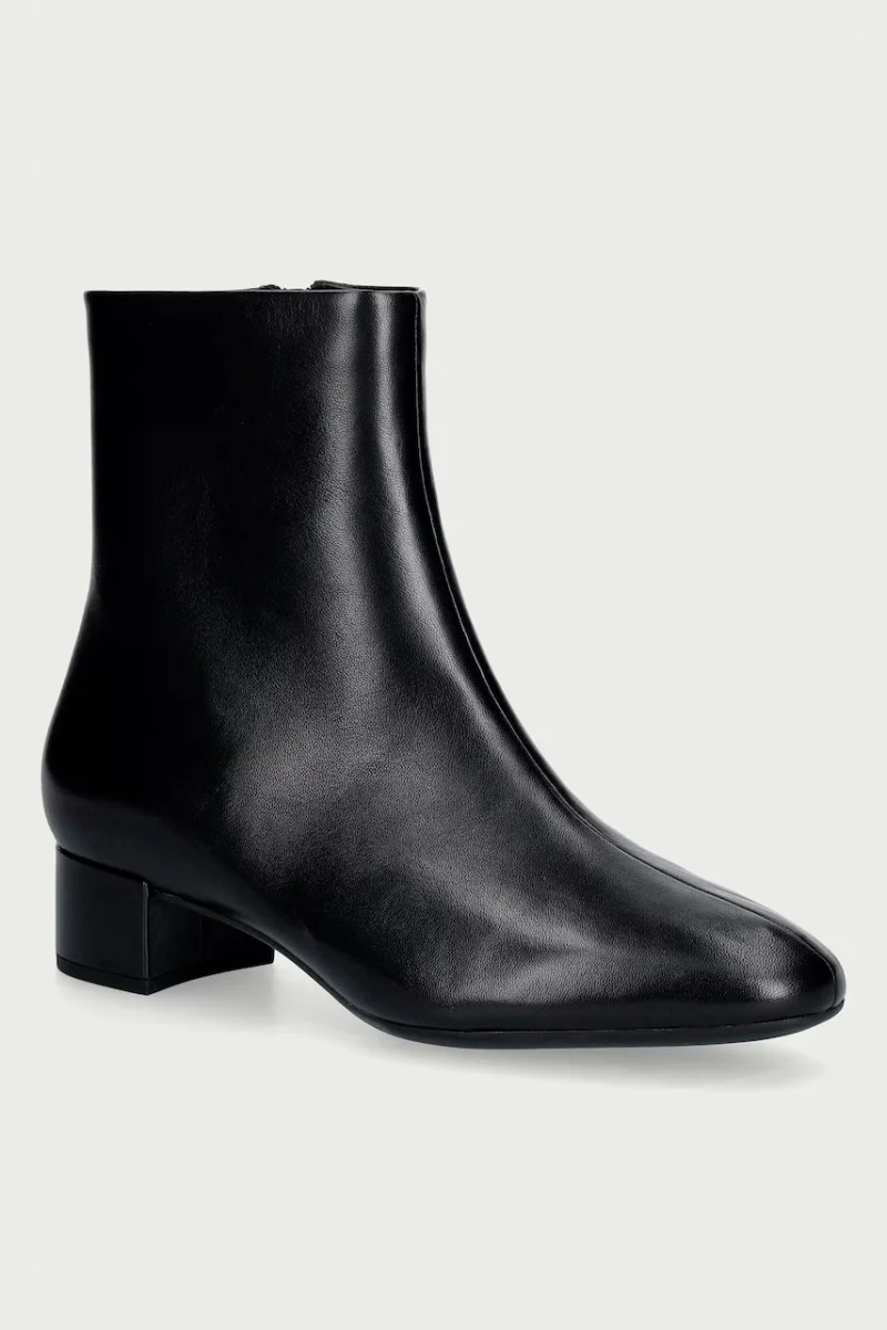 Ecco  botine pentru femei din piele Liva 35