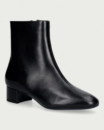 Ecco  botine pentru femei din piele Liva 35