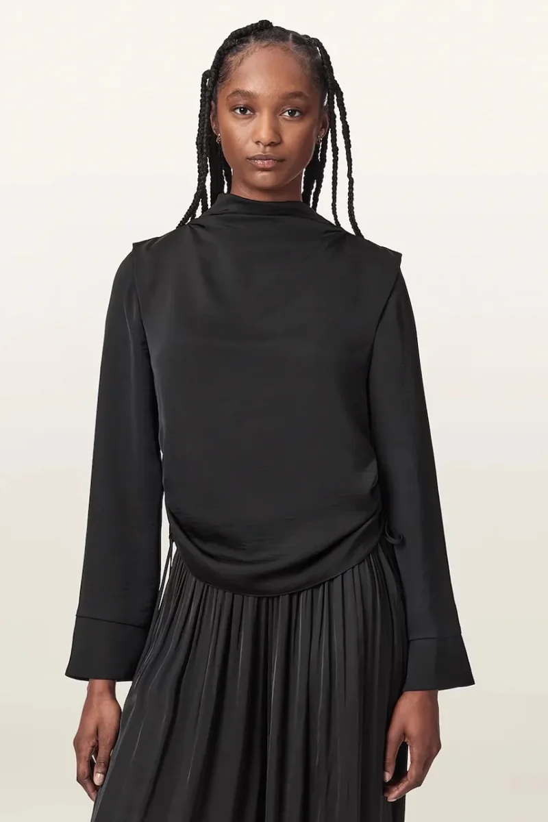 AllSaints  bluză pentru femei LESLIE