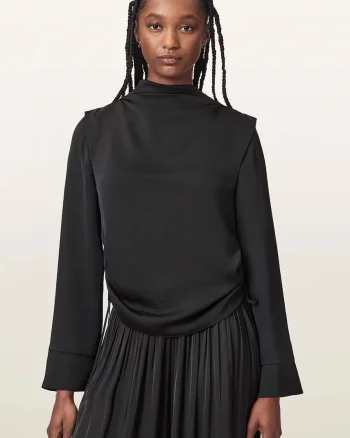 AllSaints  bluză pentru femei LESLIE