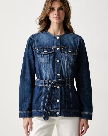 Guess  jachetă pentru femei din denim YUNA