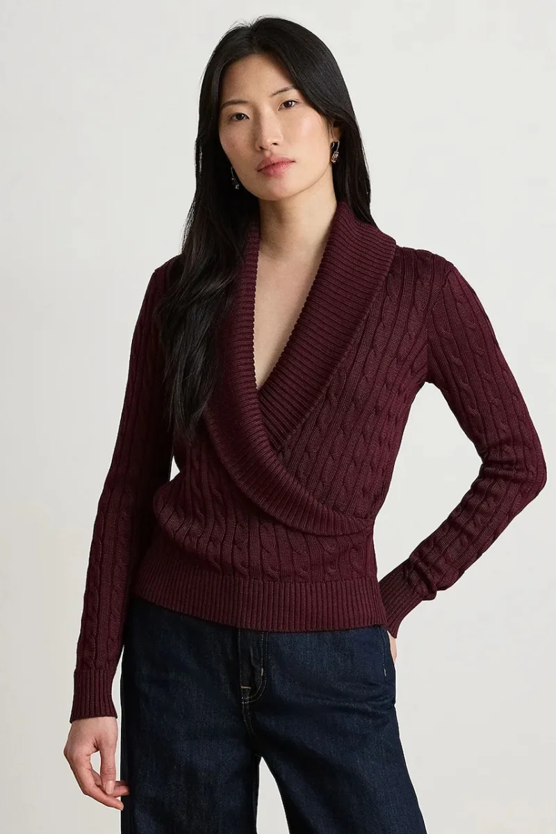 Lauren Ralph Lauren  pulover pentru femei cu bumbac