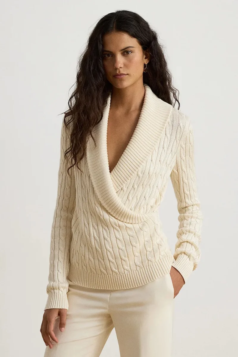Lauren Ralph Lauren  pulover pentru femei cu bumbac
