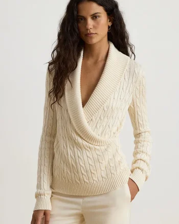 Lauren Ralph Lauren  pulover pentru femei cu bumbac