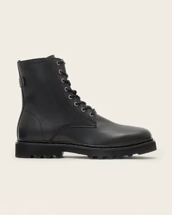 AllSaints  încălțăminte pentru bărbați din piele Skiff Military Boot