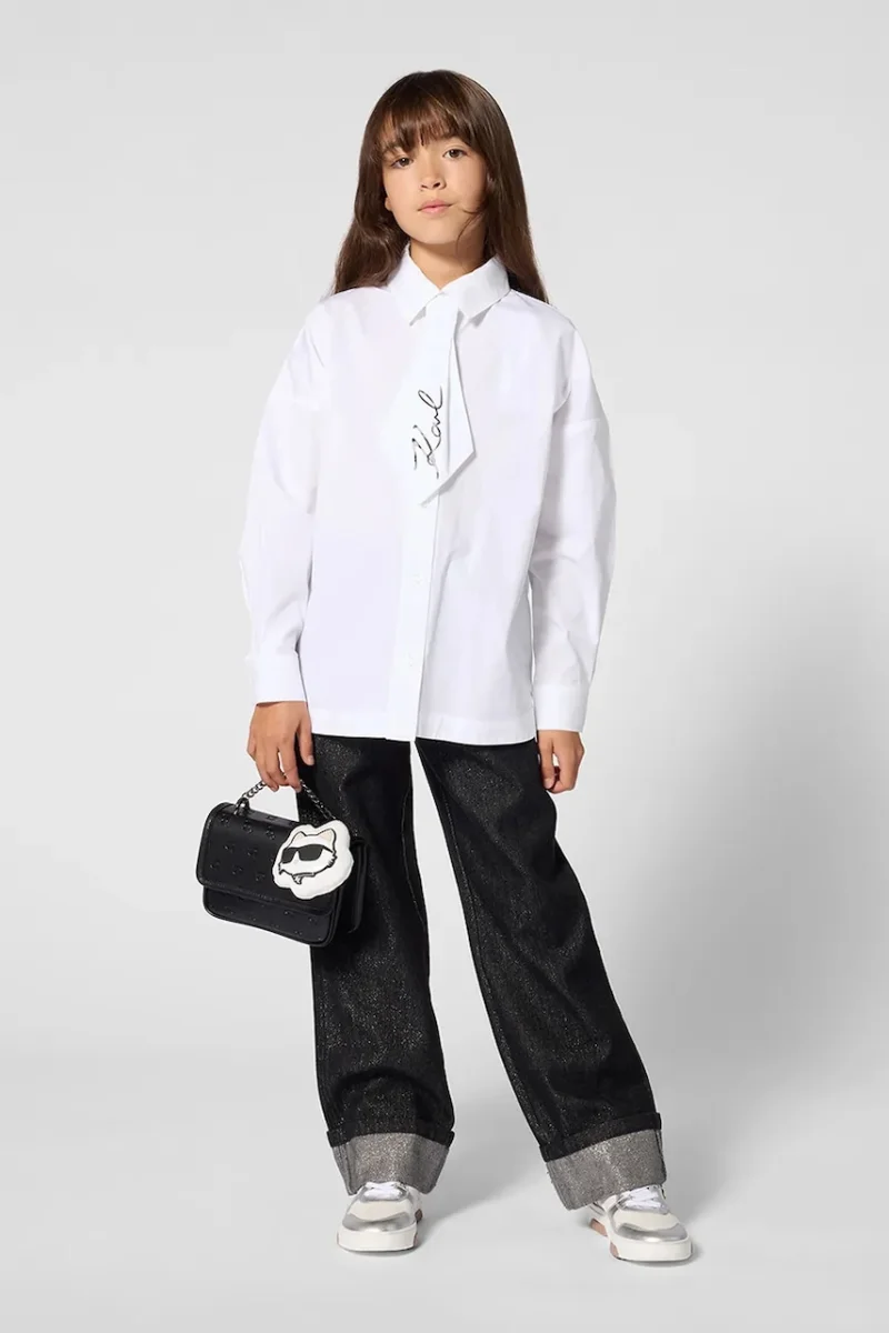 Karl Lagerfeld  blugi straight pentru copii