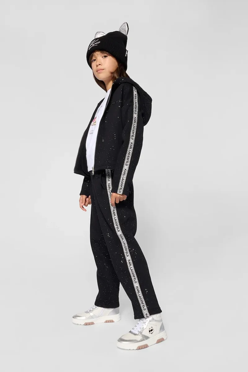Karl Lagerfeld  pantaloni de trening pentru copii cu bumbac