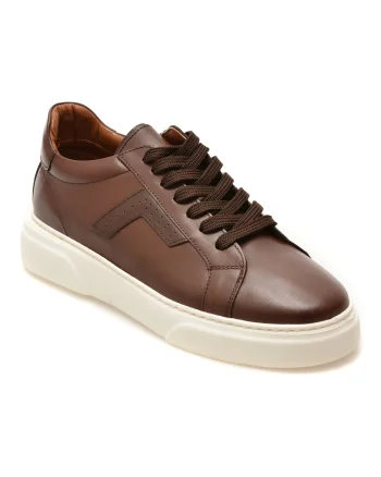 Pantofi sport LOST maro, LST121, din piele naturala