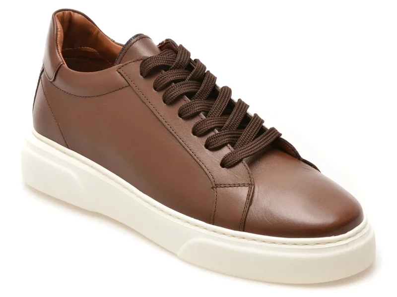 Pantofi sport LOST maro, LST124, din piele naturala