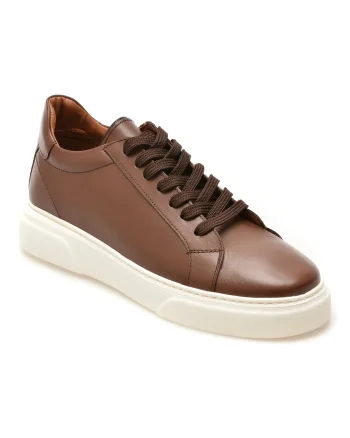 Pantofi sport LOST maro, LST124, din piele naturala
