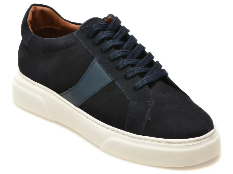 Pantofi sport LOST bleumarin, LST103, din piele intoarsa