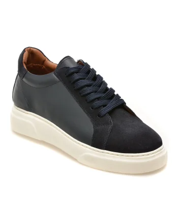 Pantofi sport LOST bleumarin, LST123, din piele naturala