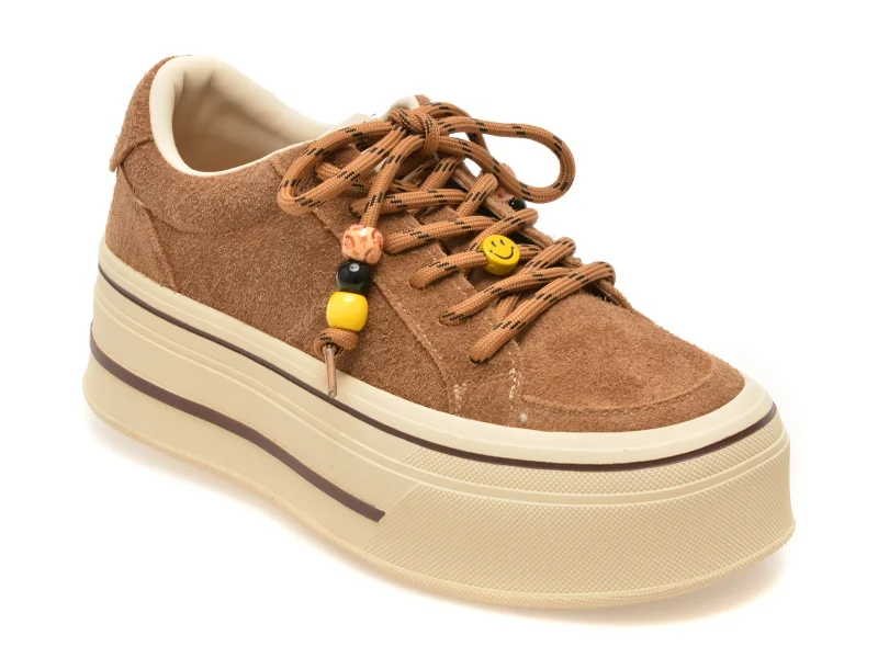Pantofi sport GRYXX maro, 7979, din piele intoarsa