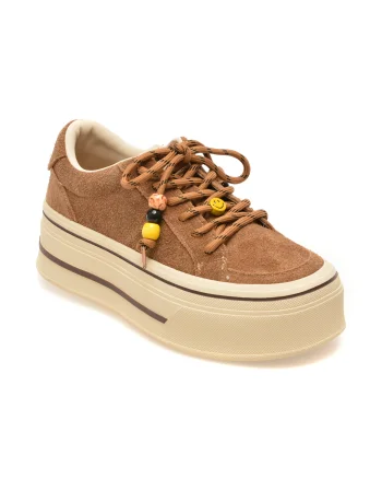 Pantofi sport GRYXX maro, 7979, din piele intoarsa