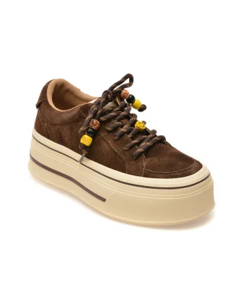Pantofi sport GRYXX maro, 7979, din piele intoarsa