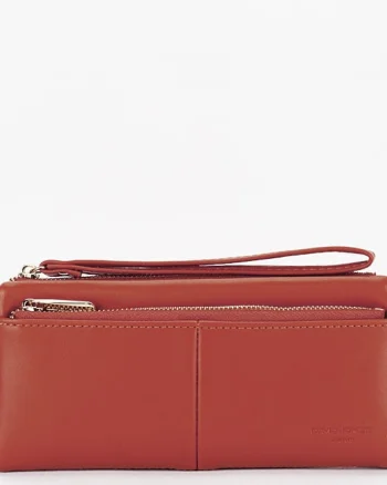 Portofel caramiziu David Jones Paris P159-1 05