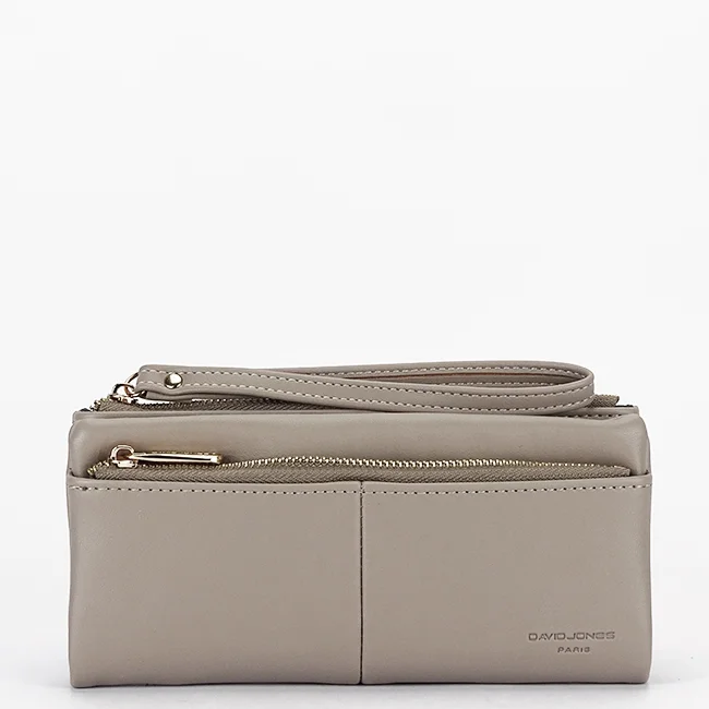 Portofel bej taupe David Jones Paris P159-1 05