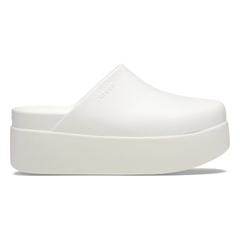 Saboti Crocs Dylan Platform Clog Alb - Chalk