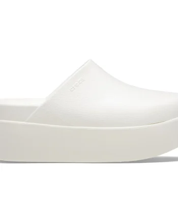 Saboti Crocs Dylan Platform Clog Alb - Chalk