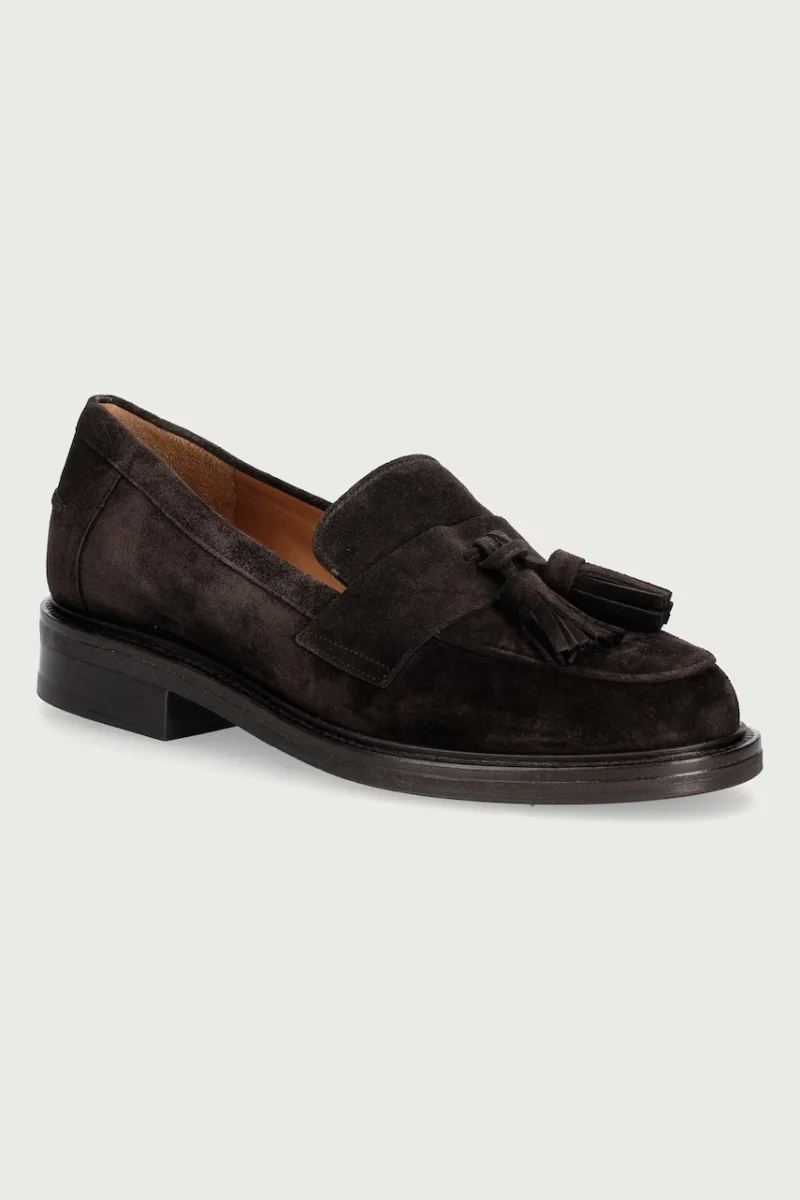 Billi Bi  mocasini pentru femei din piele întoarsă T.moro Delizioso suede 556